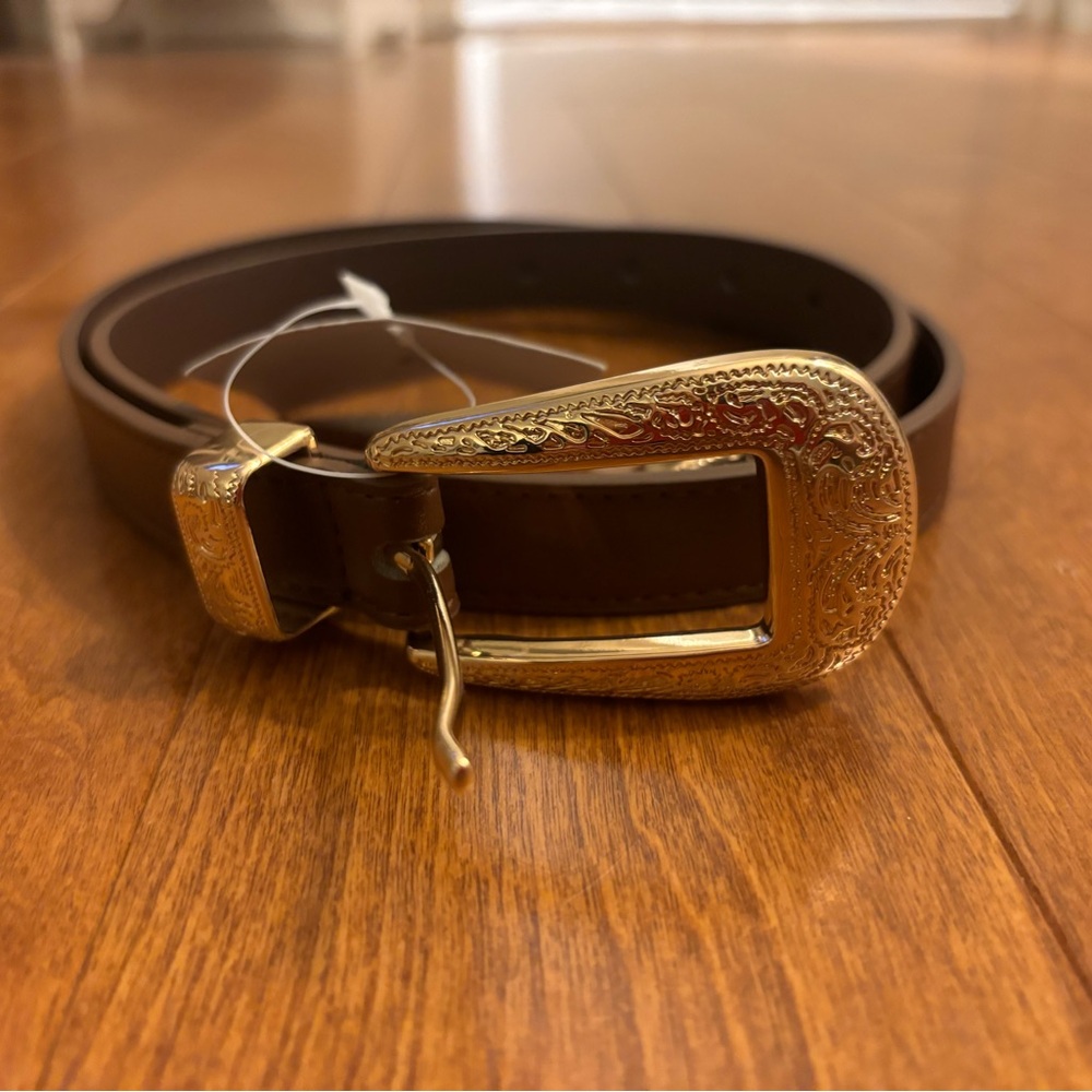 Single Buckle Western Belt